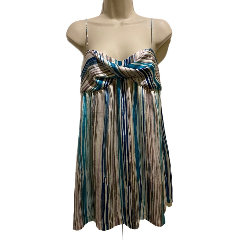 Ann Taylor LOFT short mini dress with pockets and spaghetti straps, size 4